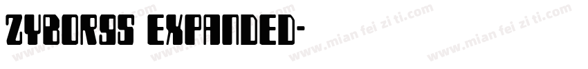Zyborgs Expanded字体转换
